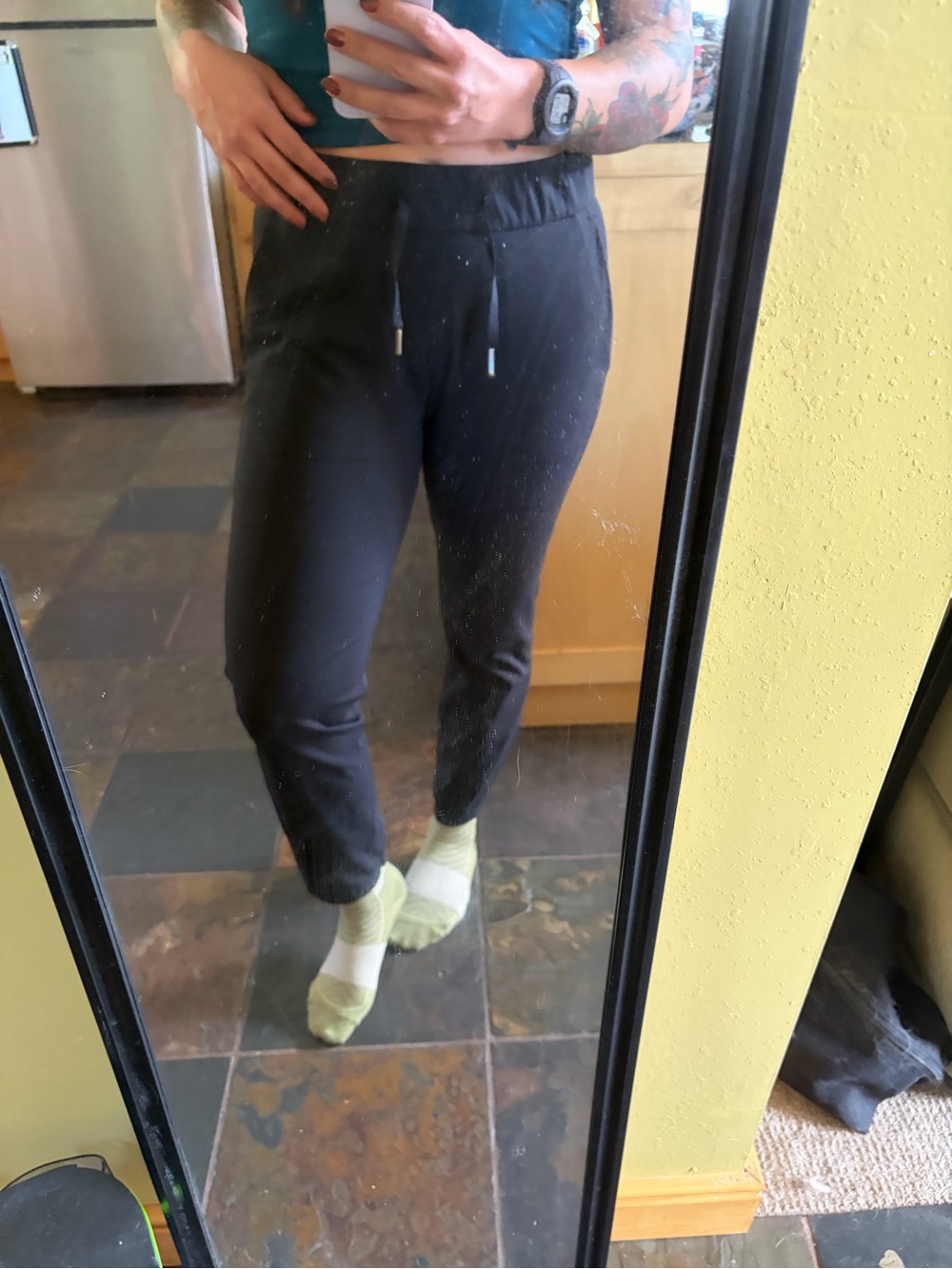lululemon athletica Black Drawstring Jogger Pants